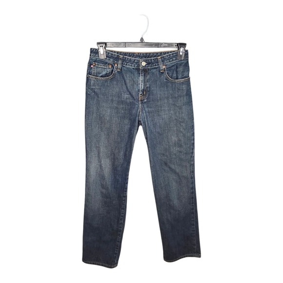 Ralph Lauren Jeans Company‎ Denim Straight Leg Dark Wash Cotton Womens 8 - Picture 1 of 16